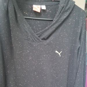 Puma hooded long sleeve shirt
